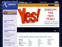 Tablet Screenshot of energymmusic.com